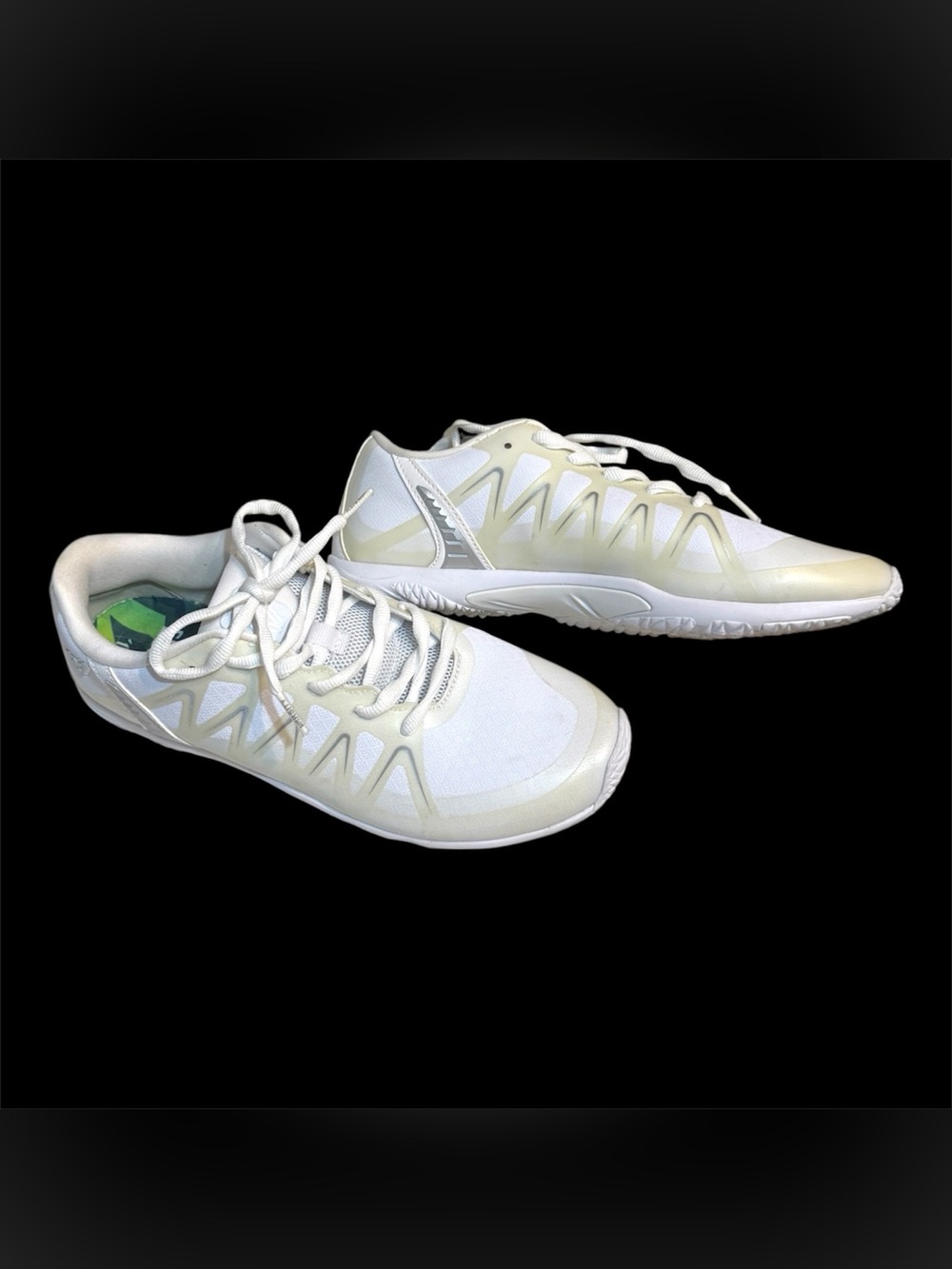 Varsity White DBL Edge 2 Lace-Up Cheer Shoes Sneakers Size 9.5